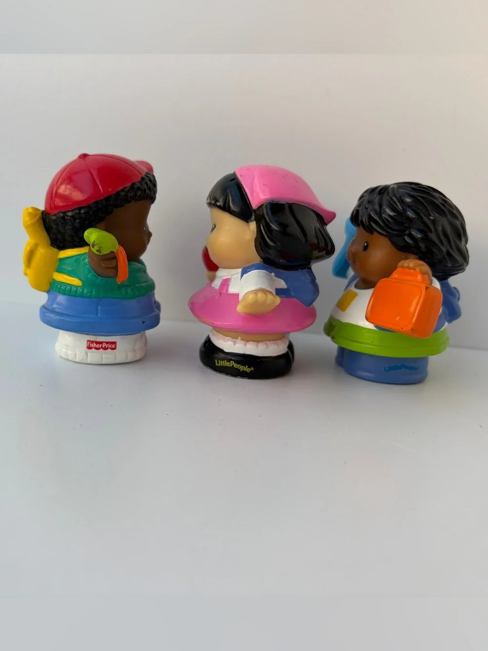 4/$25 - FP Little People School Kids Lot of 3 Figures Children Multicultural